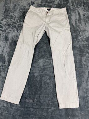 J.Crew Mens Slim Fit Flex Chino Pants Beige W30 L30